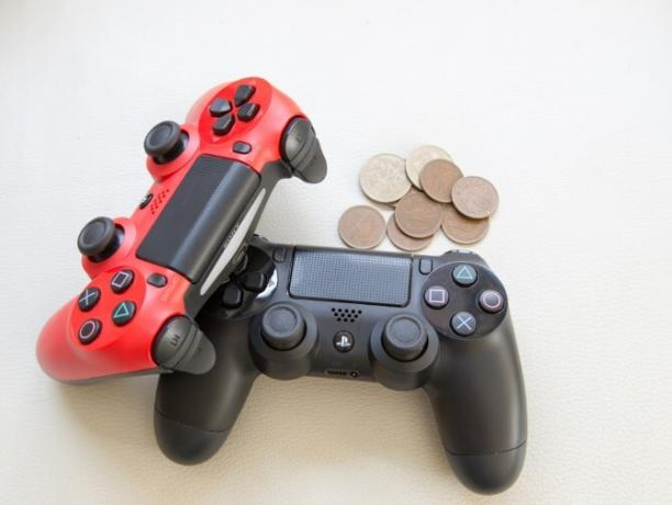 Gaming-Controller und Geld