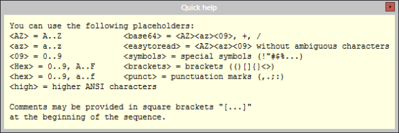 erweiterter Passwortgenerator