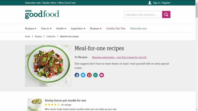 Rezept-Website von BBC Good Food