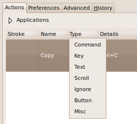Maus gestikuliert Linux