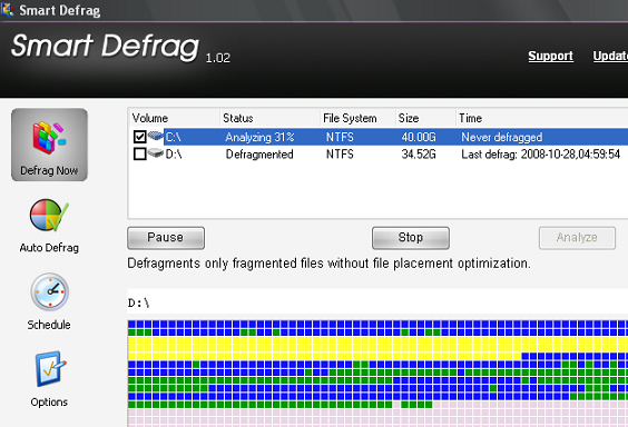 IOBit Smart Defrag