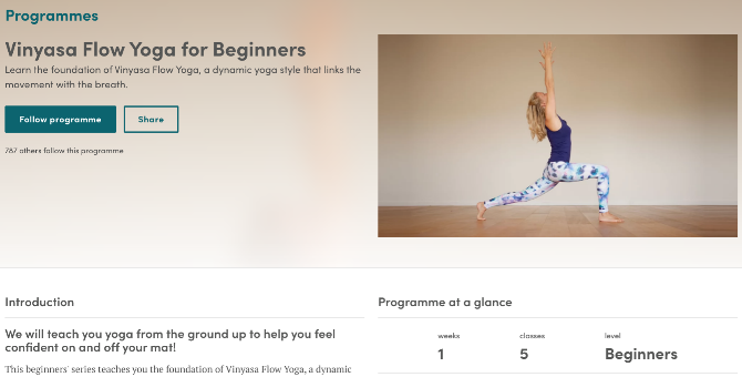 Esther Ekharts kostenloser Yoga-Kurs Vinyasa Flow für Anfänger 