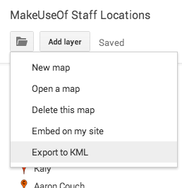 Google-Maps-Export-KML