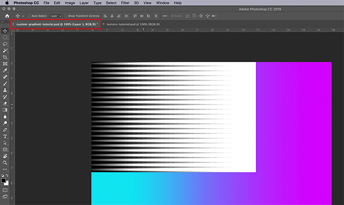 Erstellen Sie eine Photoshop-Textur per Drag & Drop