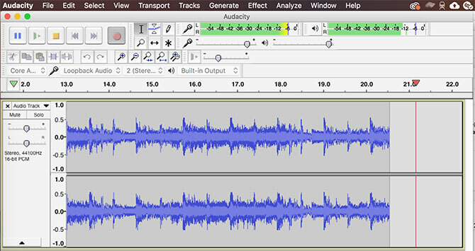 Aufnahme mit Audacity