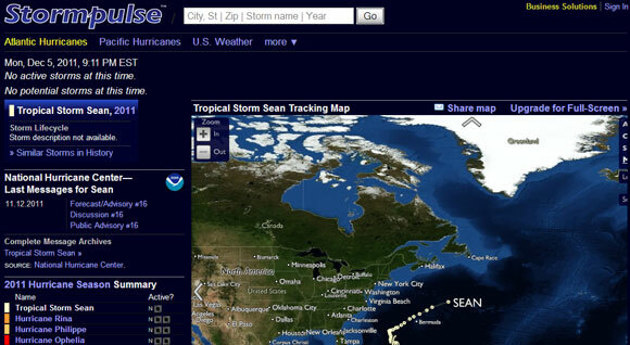 8 Top Hurricane Tracking-Websites im Web Hurrricane Tracking01