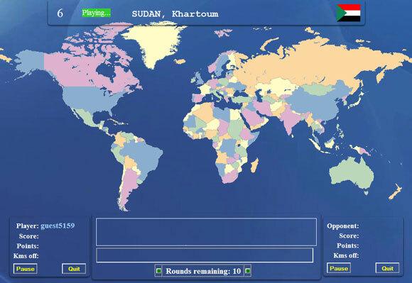 Geographie-Spiele