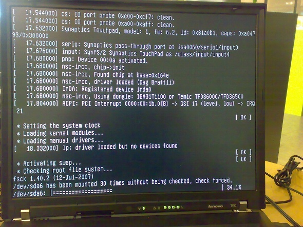 Switch Linux Root Dateisystem