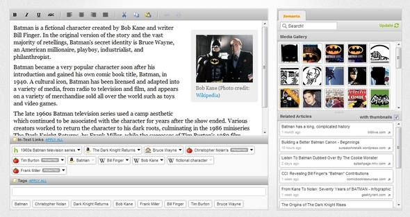 5 Webbasierte Tools für jeden Browser, den jeder Autor mit dem Editor in Zemanta verwenden sollte
