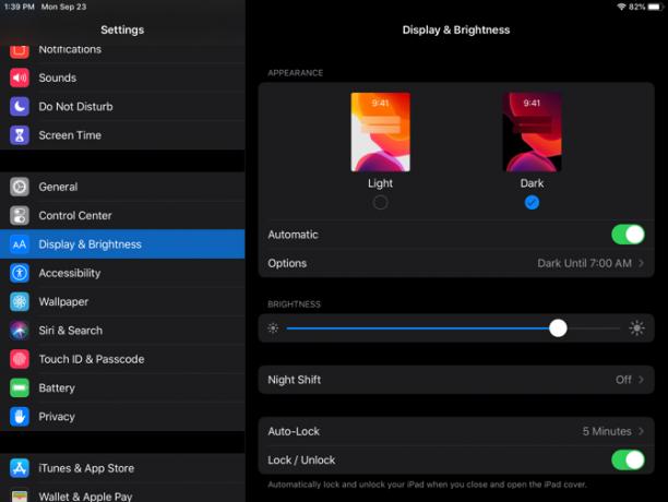 iPadOS Dark Mode Geplant