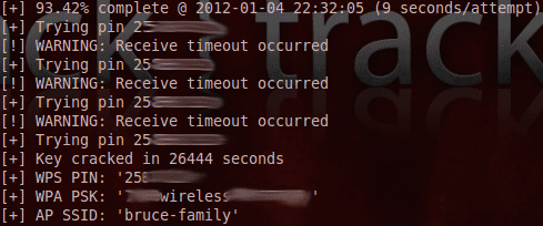 Denken Sie, dass Ihr WPA-geschütztes WLAN sicher ist? Think Again - Here Comes The Reaver wps cracked