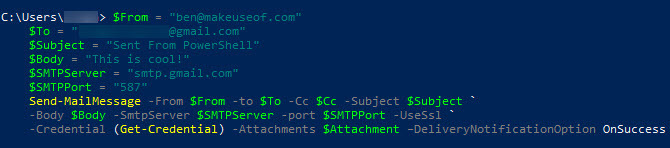 So senden Sie eine E-Mail mit Windows PowerShell PowerShell E-Mail senden