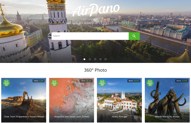 Machen Sie eine virtuelle 360-Grad-Reise zu den Hotspots der Welt mit AirPano