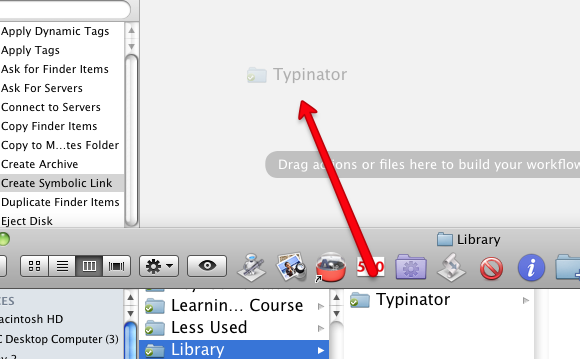 Dropbox symbolischer Link Mac