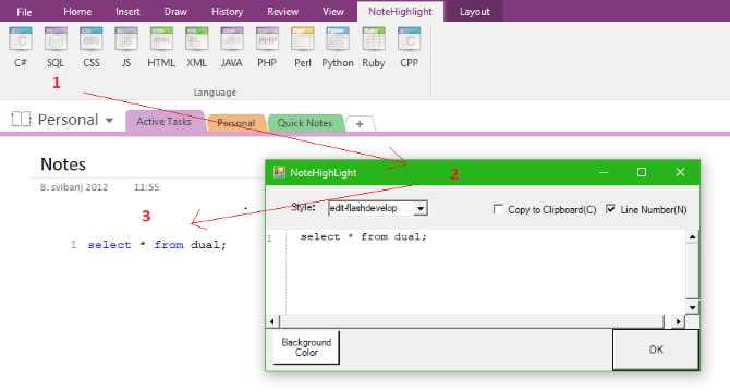 Jeder Programmierer, der OneNote verwendet, benötigt dieses Add-On so schnell wie möglich. OneNote Highlight Programming Add On