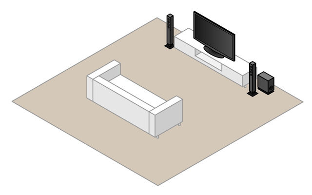 2.1-Surround-Setup