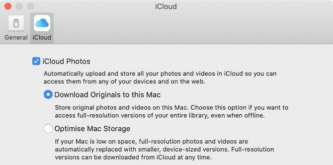 Laden Sie Originale in Fotos auf diese Mac-Option herunter