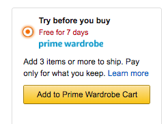 Was ist Amazon Prime Wardrobe? Und wie man sich dafür anmeldet In den Warenkorb