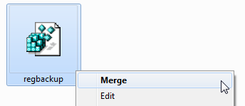 Windows Registry Merge