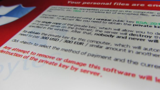 Ransomware Prevention Cryptolocker