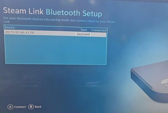 Steam Link Gerät Bluetooth