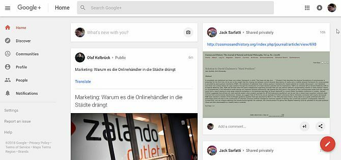 Probleme mit Google-Produkten - Google Plus