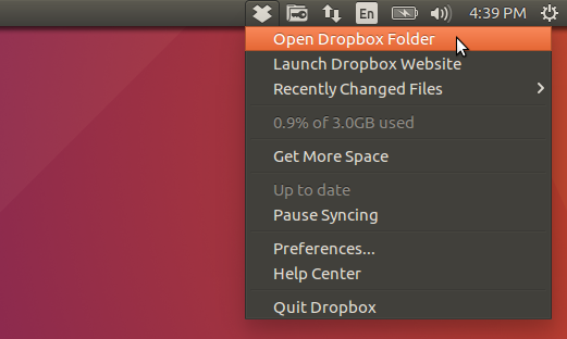 Dropbox auf Ubuntu