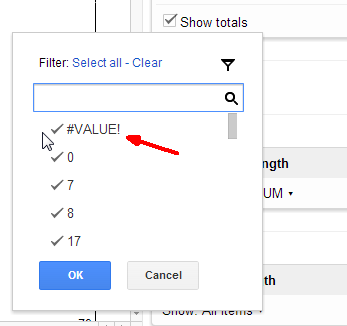 Google Spreadsheet Report Editor