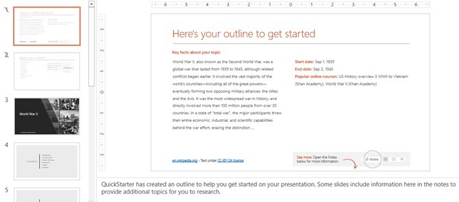 PowerPoint QuickStarter skizziert sofort jede neue Präsentation und startet Sie mit der richtigen PowerPoint Quickstarter-Präsentation