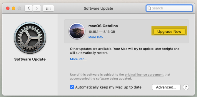 macOS Upgrade