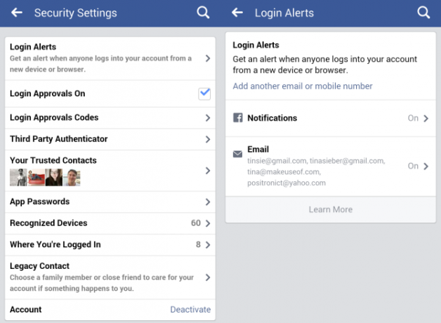 Facebook-Android-Login-Benachrichtigungen