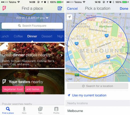 Foursquare Relaunches als Discovery Tool basierend auf Ihrem Geschmack 4sq finden