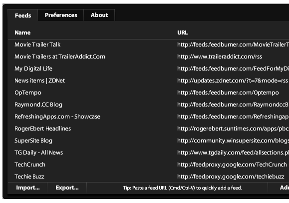 Snackr Google Reader