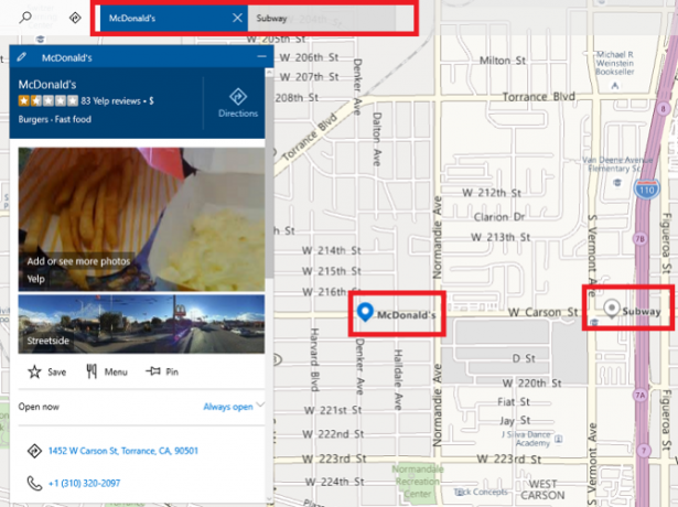 Windows Maps vs. Google Maps: 7 Funktionen Windows macht bessere Microsoft Maps Layered Ergebnisse 669x500