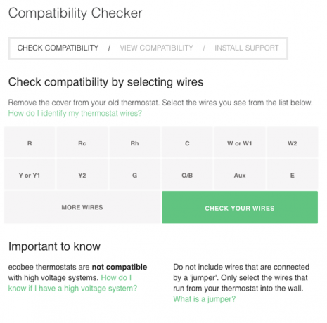 Anleitung zum Einrichten des ecobee4 Smart Thermostats