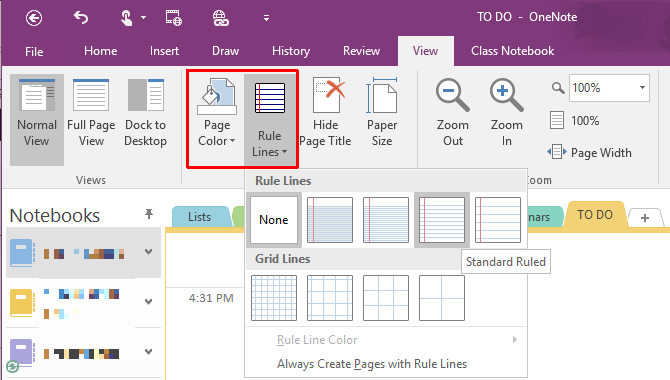 10 großartige OneNote-Tipps, die Sie ständig verwenden sollten OneNote-Papierregelzeilen 670 x 380