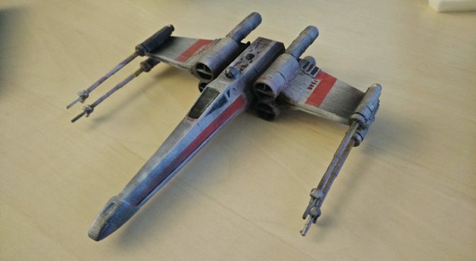 3D-Druck Star Wars Requisiten X-Wing-Kämpfer