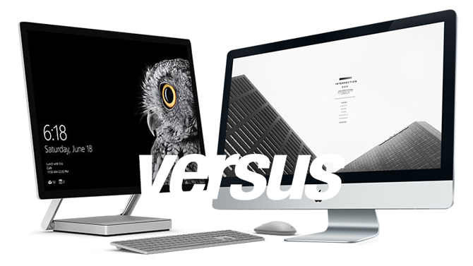 Microsoft vs. Apple: Ein heftiger Kampf um das beste Design imac studio 1