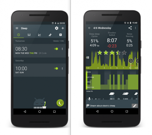 Schlaf als Android Mobile App