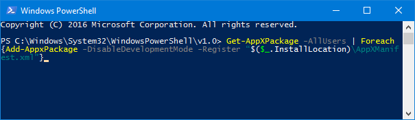 Powershell App Testversion