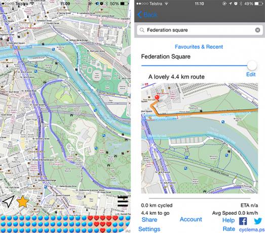 Bike Different: Die besten iPhone Cycling Apps Cyclemaps