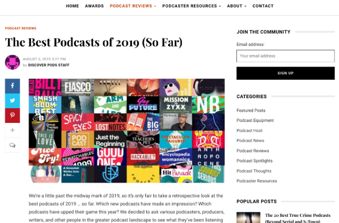 Discover Pods ist voll mit Listen der besten Podcasts und Episoden für jedes Genre