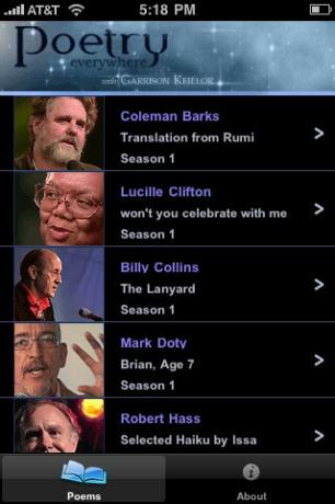 Poesie-Apps für das iPhone