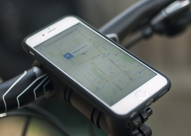 Fahrrad montiertes iPhone 6s