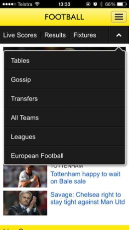 Die einzigen Apps, denen Sie folgen müssen 2013/14 Fußball auf Ihrem iPhone bbcsport2