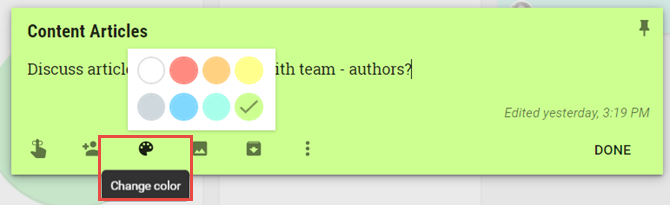 Verwendung von Google Keep für einfaches Projektmanagement GoogleKeepChangeColor Web