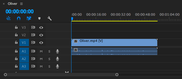 Adobe Premiere Timeline - Video schneiden Adobe Premiere