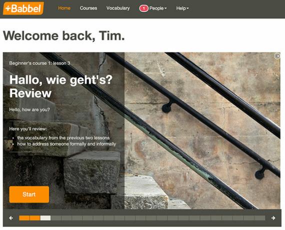 Lernen Sie eine Sprache von Ihrem PC, Telefon oder Tablet mit Babbel Babbel Kurs