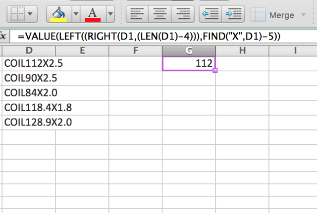 Excel-Wert-Funktion