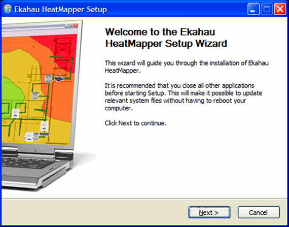 Messen Sie die Wi-Fi-Signalstärke bei Ihnen zu Hause mit HeatMapper heatmapperinstall11